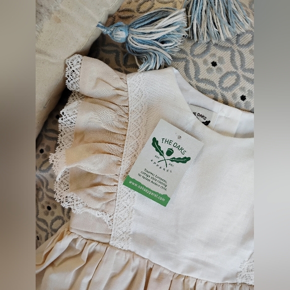 Nwts The Oaks Apparel Boutique Not Smocked Heirloom Portrait - Picture 3 of 5